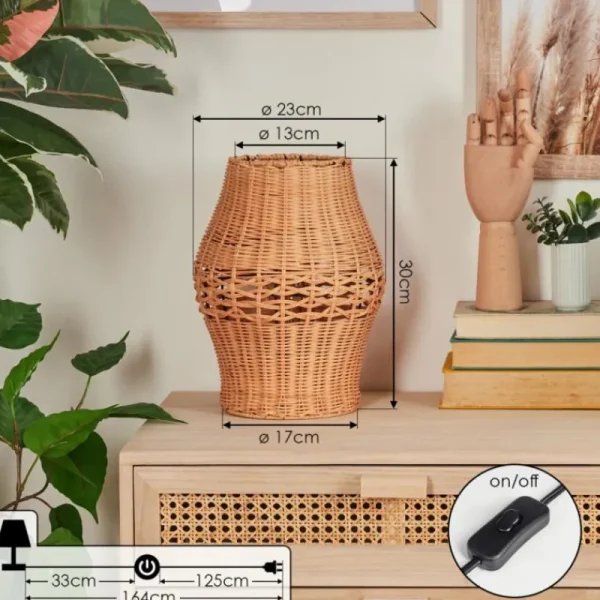 hofstein Cardeira Lampe de bureau, Lampe à poser, Liseuse Noir, 1 lumière* Lampes Modernes