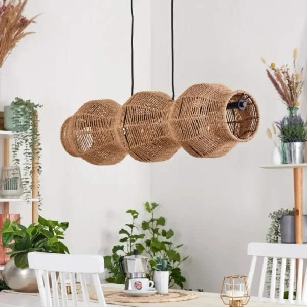 hofstein Cardeira Suspension, Suspension Noir, 3 lumières* Lampes Modernes