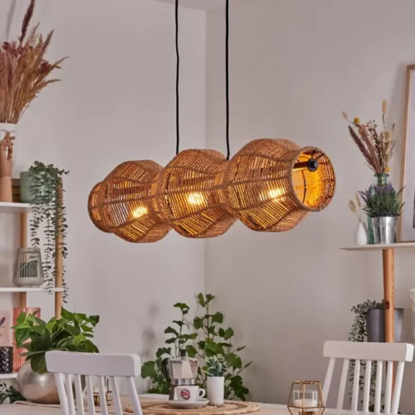 hofstein Cardeira Suspension, Suspension Noir, 3 lumières* Lampes Modernes