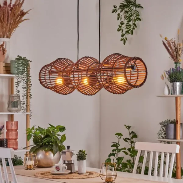 hofstein Cardeira Suspension, Suspension Noir, 3 lumières* Lampes Modernes