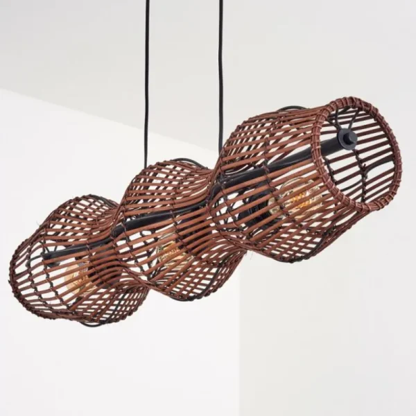 hofstein Cardeira Suspension, Suspension Noir, 3 lumières* Lampes Modernes