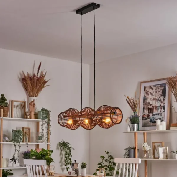 hofstein Cardeira Suspension, Suspension Noir, 3 lumières* Lampes Modernes