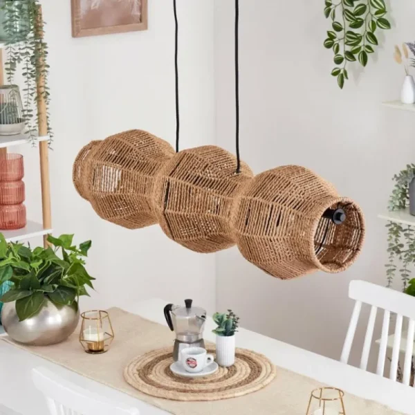 hofstein Cardeira Suspension, Suspension Noir, 3 lumières* Lampes Modernes
