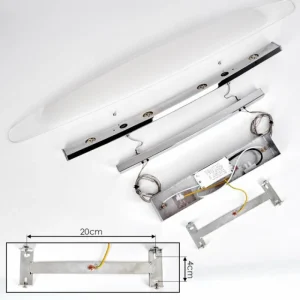 hofstein Casalino Suspension, Suspension LED Chrome, 1 lumière* Lampes En Verre