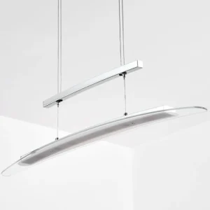 hofstein Casalino Suspension, Suspension LED Chrome, 1 lumière* Lampes En Verre