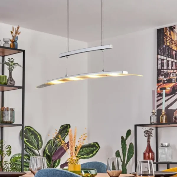 hofstein Casalino Suspension, Suspension LED Chrome, 1 lumière* Lampes En Verre
