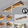 hofstein Cascada Plafonnier LED Laiton, Écru, Noir, 1 lumière* Lampes Modernes