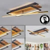hofstein Cascada Plafonnier LED Laiton, Écru, Noir, 1 lumière* Lampes Modernes