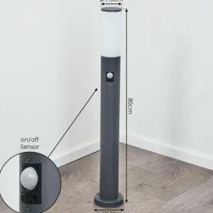 hofstein Caserta Eclairage de chemin Anthracite, 1 lumière, Détecteur de mouvement* Lampes Modernes