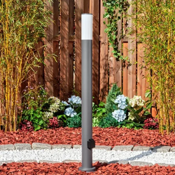 hofstein Caserta Lampe à prise électrique, Eclairage de chemin Anthracite, 1 lumière* Lampes Modernes