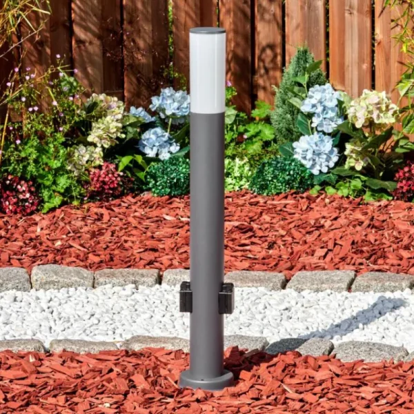 hofstein Caserta Lampe à prise électrique, Eclairage de chemin Anthracite, 1 lumière* Lampes Modernes