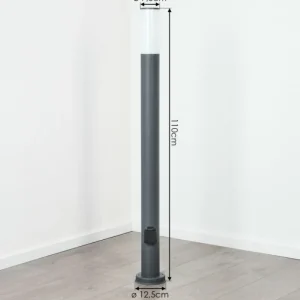 hofstein Caserta Lampe à prise électrique, Eclairage de chemin Anthracite, 1 lumière* Lampes Modernes