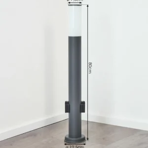hofstein Caserta Lampe à prise électrique, Eclairage de chemin Anthracite, 1 lumière* Lampes Modernes