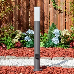 hofstein Caserta Lampe à prise électrique, Eclairage de chemin Anthracite, 1 lumière* Lampes Modernes