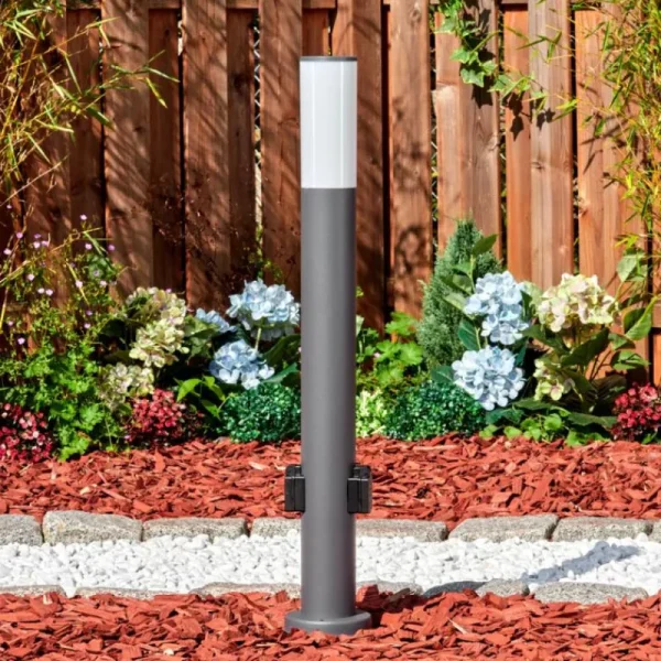hofstein Caserta Lampe à prise électrique, Eclairage de chemin Anthracite, 1 lumière* Lampes Modernes