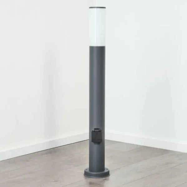 hofstein Caserta Lampe à prise électrique, Eclairage de chemin Anthracite, 1 lumière* Lampes Modernes