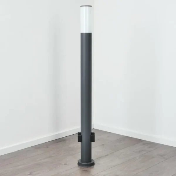 hofstein Caserta Lampe à prise électrique, Eclairage de chemin Anthracite, 1 lumière* Lampes Modernes