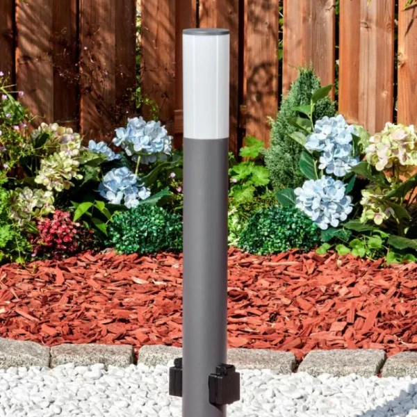 hofstein Caserta Lampe à prise électrique, Eclairage de chemin Anthracite, 1 lumière* Lampes Modernes