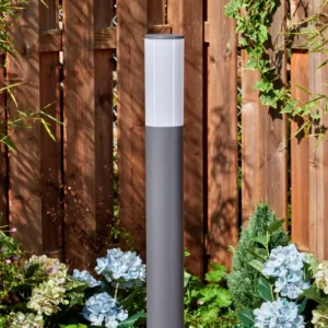hofstein Caserta Lampe à prise électrique, Eclairage de chemin Anthracite, 1 lumière* Lampes Modernes