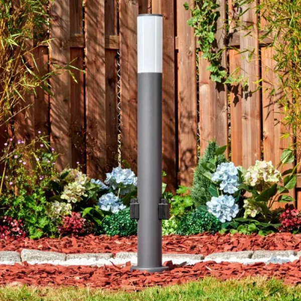 hofstein Caserta Lampe à prise électrique, Eclairage de chemin Anthracite, 1 lumière* Lampes Modernes