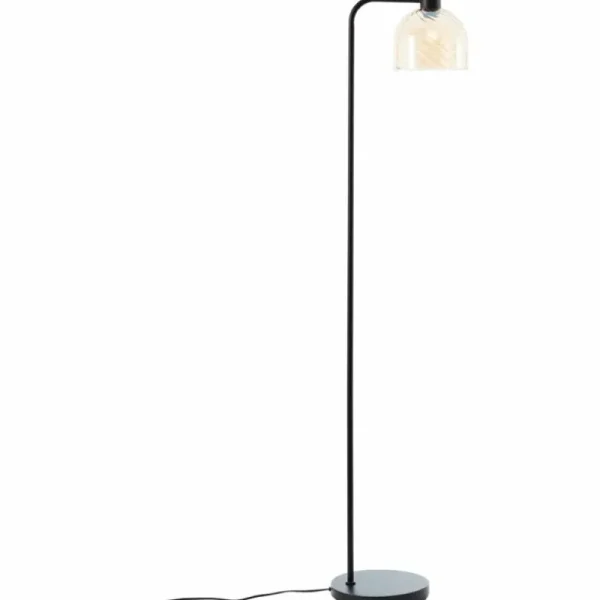 Luminaires Brilliant Casto Lampadaire Noir, 1 lumière* Lampes En Verre