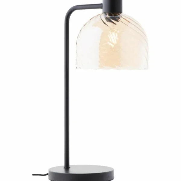 Luminaires Brilliant Casto Lampe à poser Noir, 1 lumière* Lampes En Verre