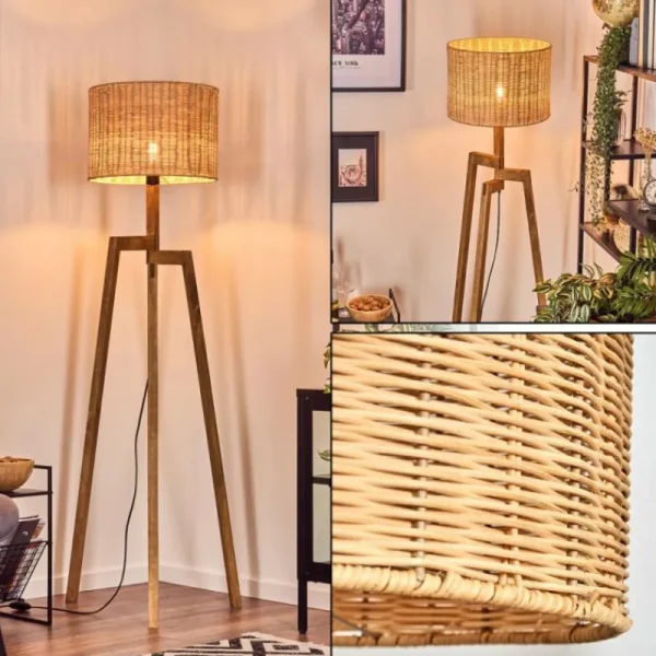 hofstein Cavaca Lampadaire, Liseuse Écru, 1 lumière* Lampes Modernes