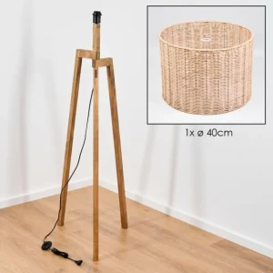 hofstein Cavaca Lampadaire, Liseuse Écru, 1 lumière* Lampes Modernes