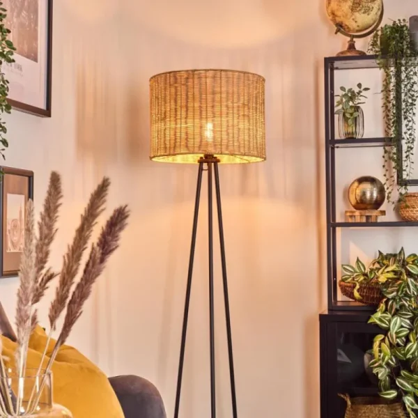hofstein Cavaca Lampadaire, Liseuse Noir, 1 lumière* Lampes Modernes