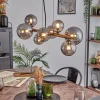hofstein Chehalis Boule lumineuse, Suspension Fumé, 8 lumières* Lampes Modernes