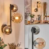 hofstein Chehalis Boule lumineuse, Applique murale 23 cm Ambre, Fumé, 3 lumières* Lampes Modernes
