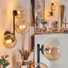 hofstein Chehalis Boule lumineuse, Applique murale 33 cm Ambre, Clair, 3 lumières* Lampes En Verre