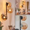 hofstein Chehalis Boule lumineuse, Applique murale Ambre, 3 lumières* Lampes En Verre