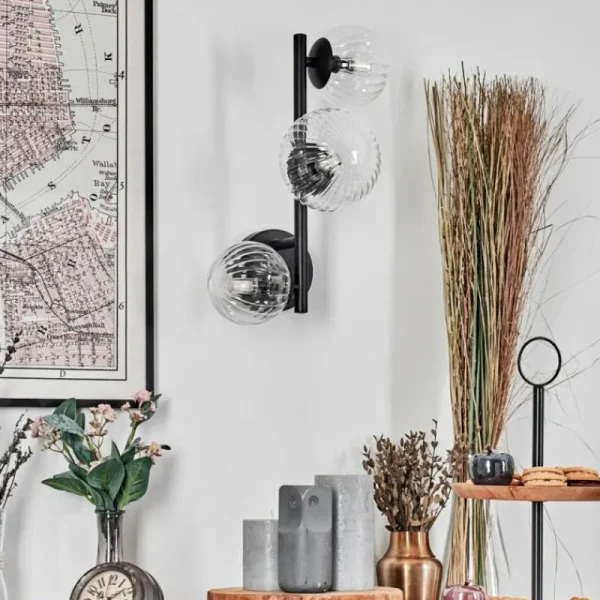 hofstein Chehalis Boule lumineuse 23 cm Clair, 3 lumières* Lampes Modernes