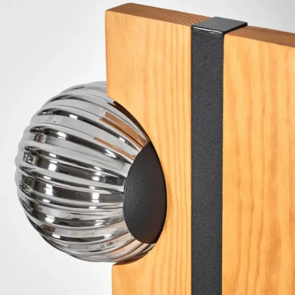 hofstein Chehalis Boule lumineuse, Lampadaire Écru, Noir, 6 lumières* Lampes Modernes