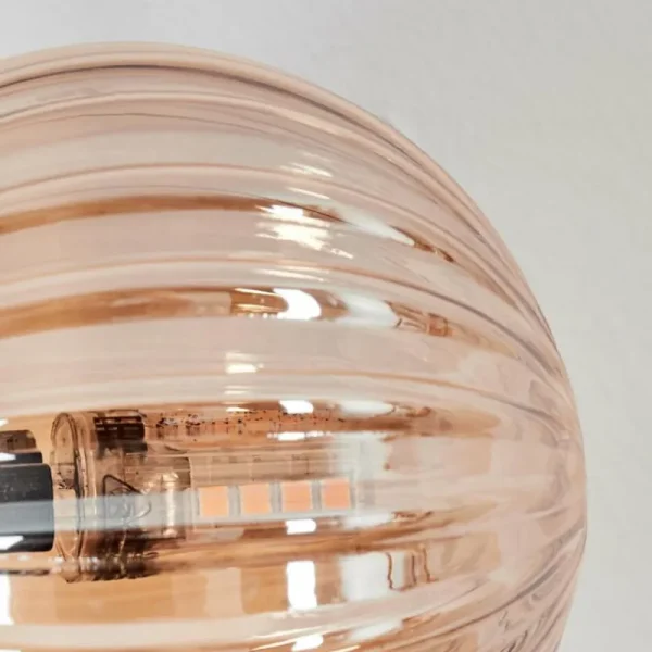 hofstein Chehalis Boule lumineuse, Applique murale Ambre, 3 lumières* Lampes Modernes