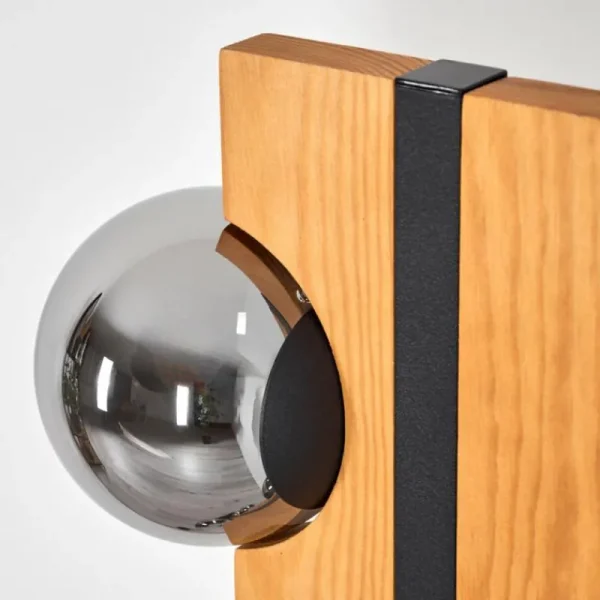 hofstein Chehalis Boule lumineuse, Lampadaire Écru, Noir, 6 lumières* Lampes Modernes