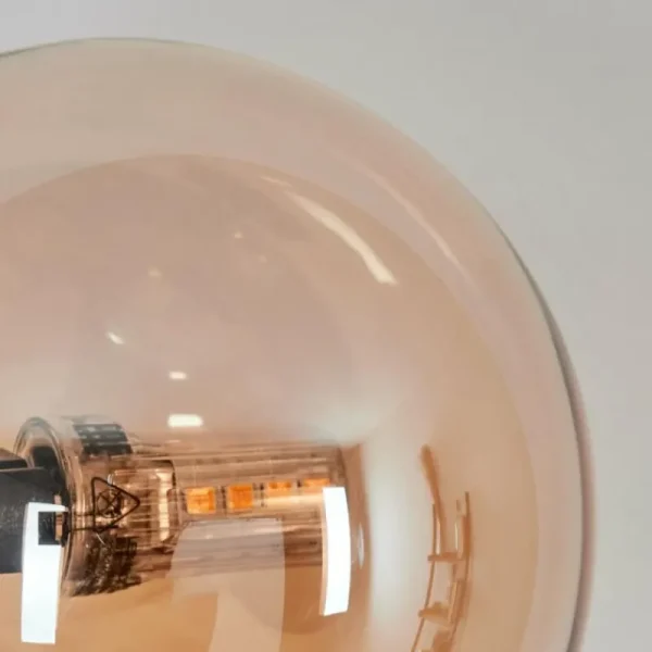 hofstein Chehalis Boule lumineuse, Applique murale Ambre, 3 lumières* Lampes En Verre