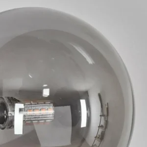 hofstein Chehalis Boule lumineuse, Applique murale Ambre, Fumé, 3 lumières* Lampes Modernes