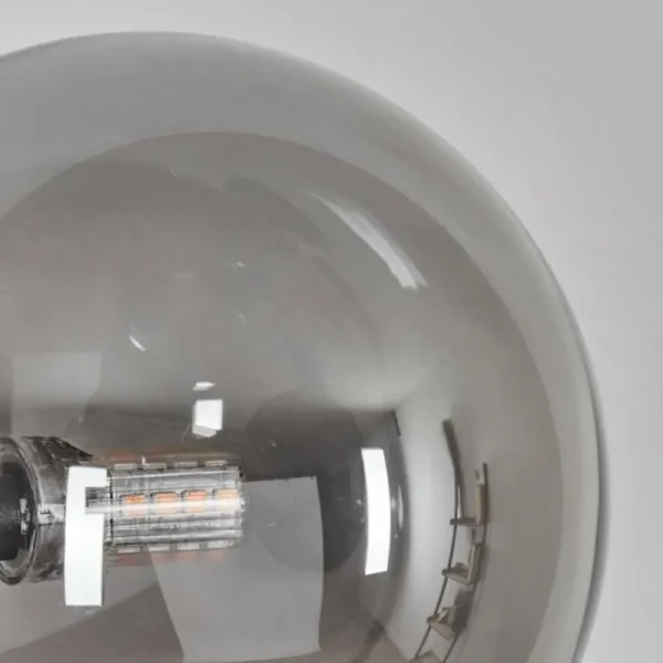 hofstein Chehalis Boule lumineuse, Applique murale Ambre, Fumé, 3 lumières* Lampes Modernes