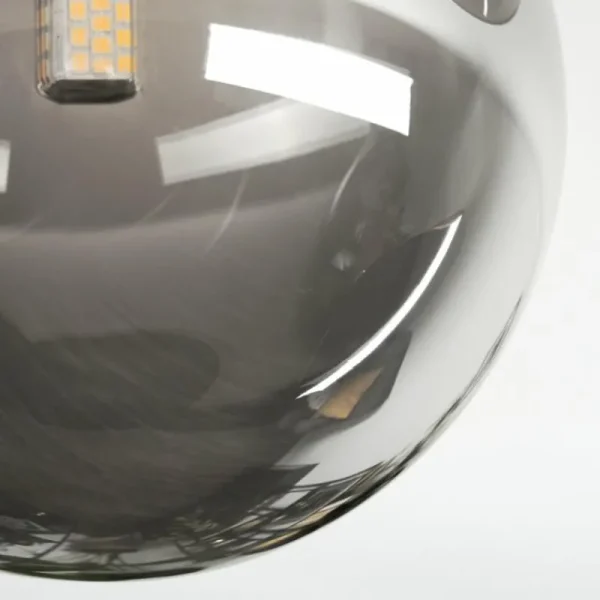 hofstein Chehalis Boule lumineuse, Applique murale Fumé, 3 lumières* Lampes Modernes