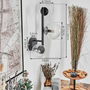 hofstein Chehalis Boule lumineuse 23 cm Clair, 3 lumières* Lampes Modernes