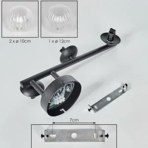 hofstein Chehalis Boule lumineuse 23 cm Clair, 3 lumières* Lampes Modernes
