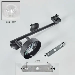 hofstein Chehalis Boule lumineuse, Applique murale Clair, 3 lumières* Lampes Modernes