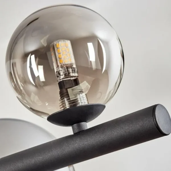 hofstein Chehalis Boule lumineuse, Suspension Fumé, 10 lumières* Lampes Modernes