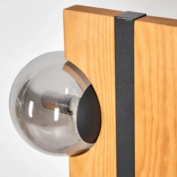 hofstein Chehalis Boule lumineuse, Lampadaire Écru, Noir, 6 lumières* Lampes Modernes