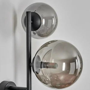 hofstein Chehalis Boule lumineuse, Applique murale 23 cm Fumé, 3 lumières* Lampes Modernes