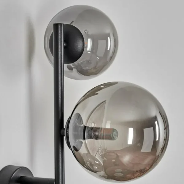 hofstein Chehalis Boule lumineuse, Applique murale 23 cm Fumé, 3 lumières* Lampes Modernes