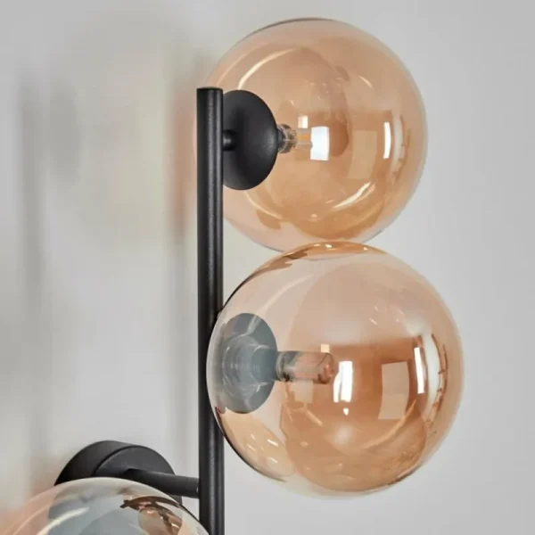 hofstein Chehalis Boule lumineuse Ambre, 3 lumières* Lampes En Verre