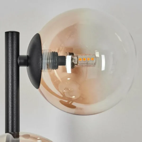 hofstein Chehalis Boule lumineuse, Applique murale Ambre, Clair, 3 lumières* Lampes En Verre